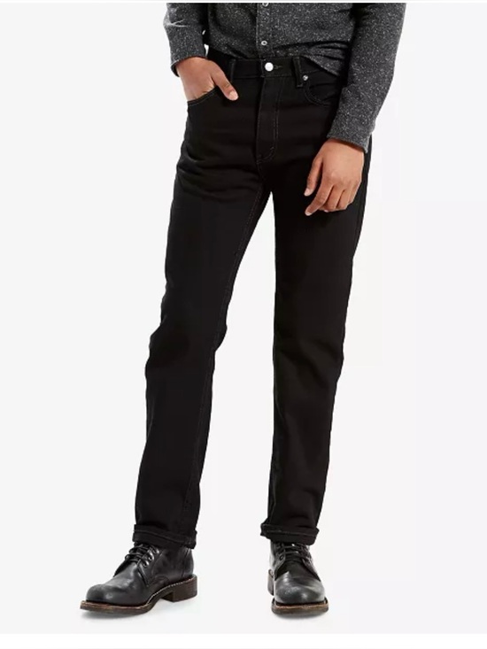 Levi's Other - Levi’s 505 Men's regular-fit straight-leg jeans washed black denim 36”W